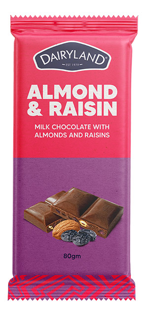 Dairyland Almond & Raisin Chocolate 