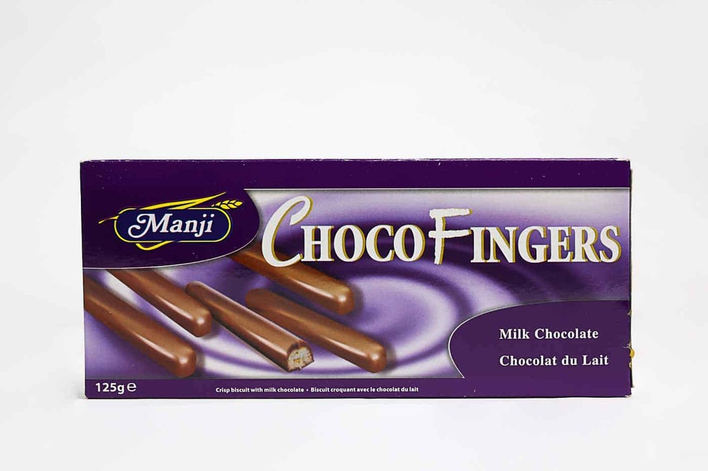 Manji Choco Fingers 125gm