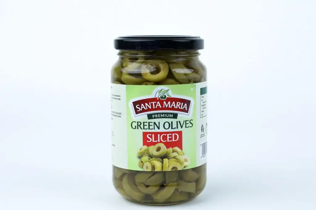 Santa Maria Green Olives (Pitted) 345gm