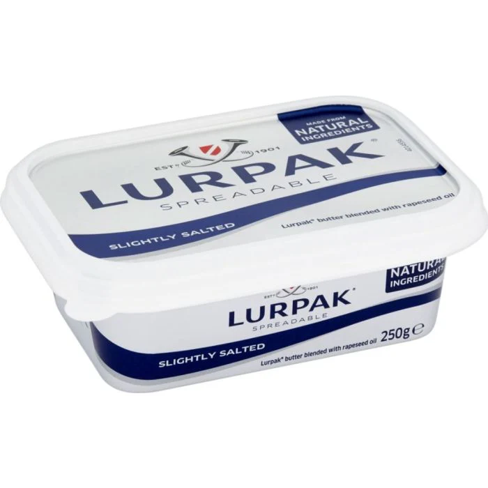 Lurpak Slightly Salted Butter 250gm 