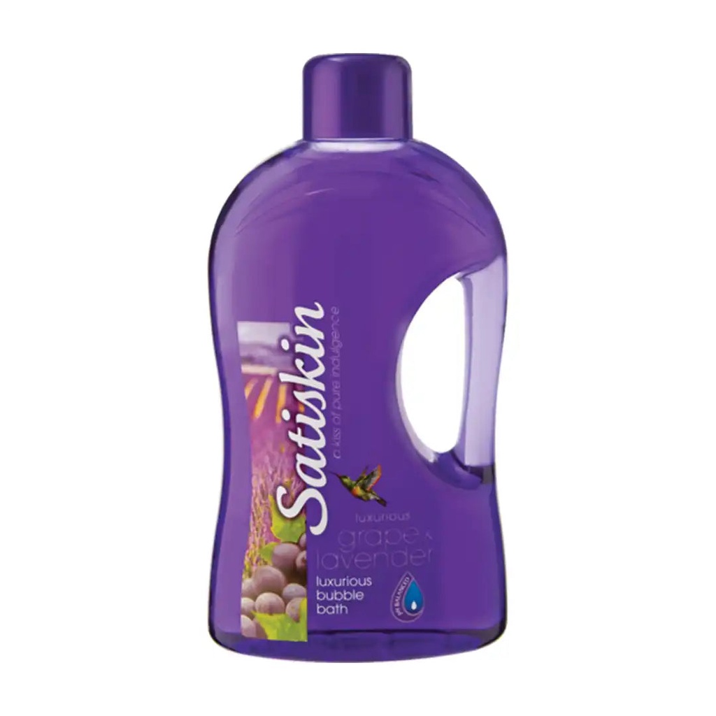 Satiskin Grape & Lavender Bubble Bath 2ltr 