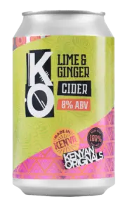 KO (Lime & Ginger Cider) Bottle 330ml 
