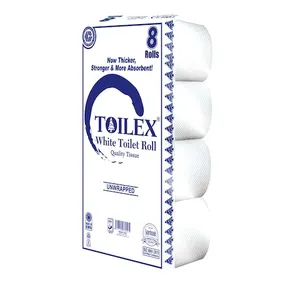 Toilex White Toilet Tissue Wraped 40's