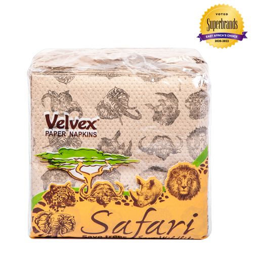 Safari Serviettes -  Big Five Animals Printed