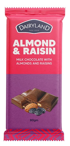 Dairyland Almond & Raisin Chocolate 