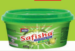 Safisha Dishwashing Paste (Lime) 400gm