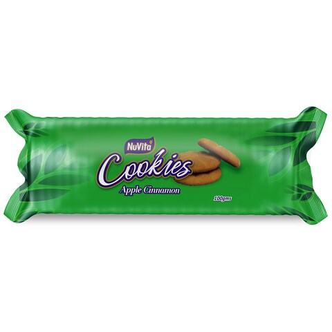 Nuvita Apple Cinnamon Cookies 100gm 