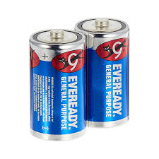 Eveready Size D Batteries (Pair)