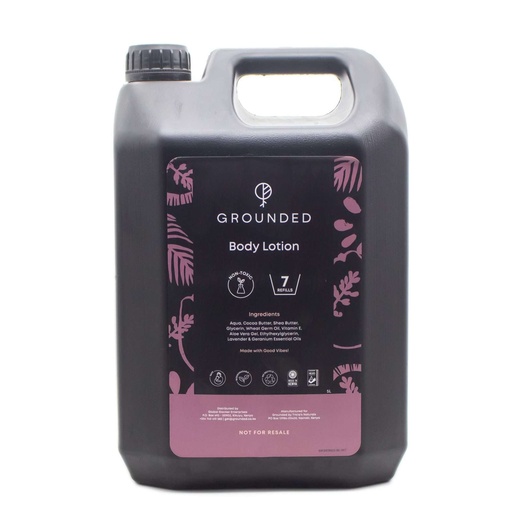 Grounded Lotion (Lavender&Geranium) 5ltr