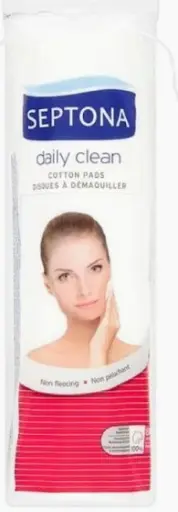 Septona Round Cotton Pads 100's