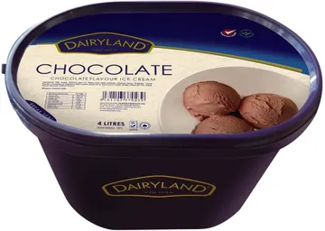 Dairyland Chocolate Ice-Cream 4ltr  