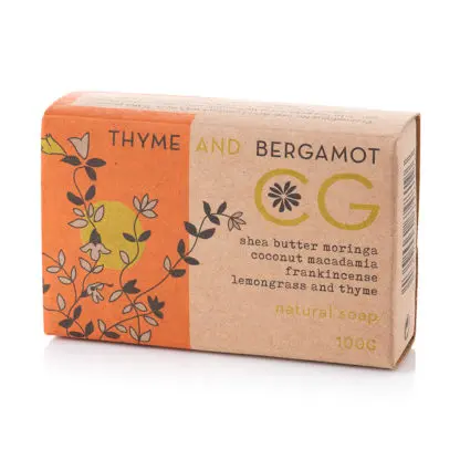 [BC-E-015] Cinnabar Green Guest Soap (Thyme, Bergamot) 40g  