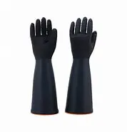 Safisha Rubber Industrial Gloves - Orange Inside (Heavy Duty) 